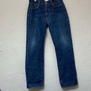 Polo Ralph Lauren Vintage 67 Blue Dark Wash Denim Jeans 35X32
